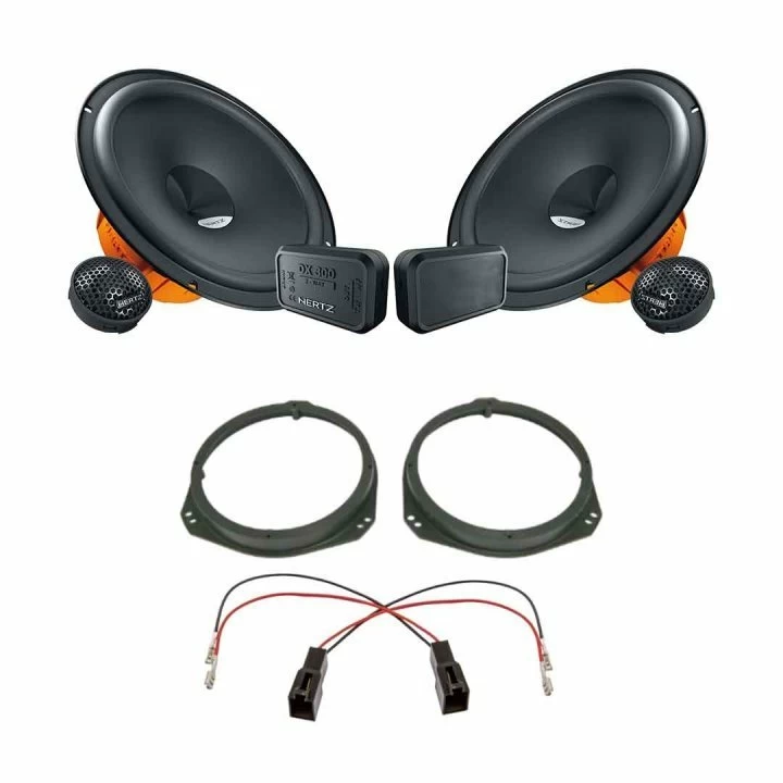 Pachet difuzoare auto Hertz Dieci dedicat usi fata Fiat 500 2010-, RMS 80W