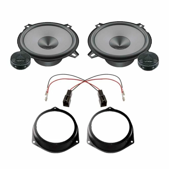 Pachet difuzoare auto Hertz Uno dedicat usi fata Fiat Doblo 2009-, RMS 55W