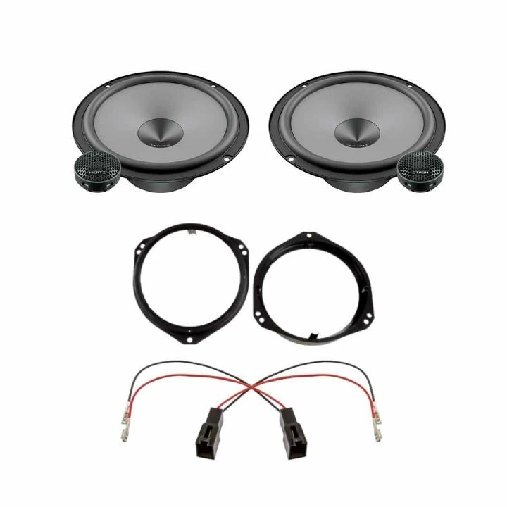 Pachet difuzoare auto Hertz Uno dedicat usi fata Fiat Punto 2005-2018, RMS 75W