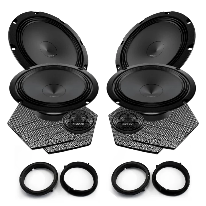 Pachet difuzoare auto Audison Prima dedicat Volkswagen Tiguan 2016-, RMS 100W, 200mm