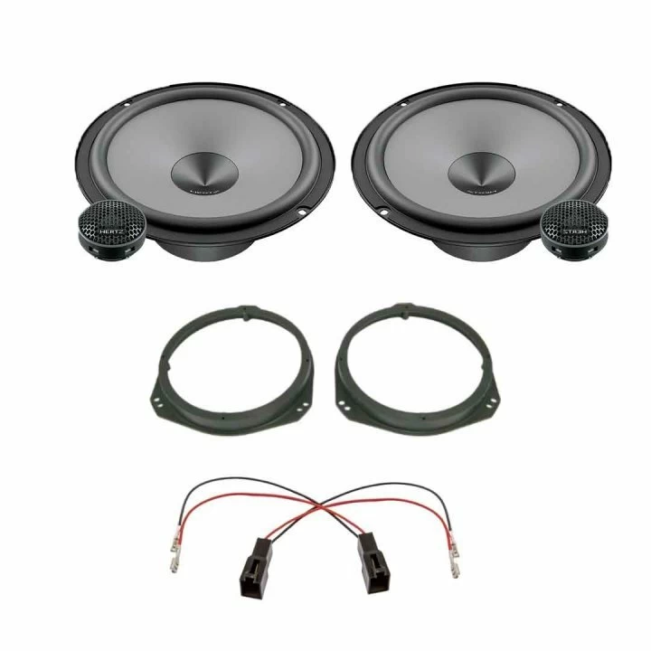 Pachet difuzoare auto Hertz Uno dedicat usi fata Fiat 500 2010-, RMS 75W