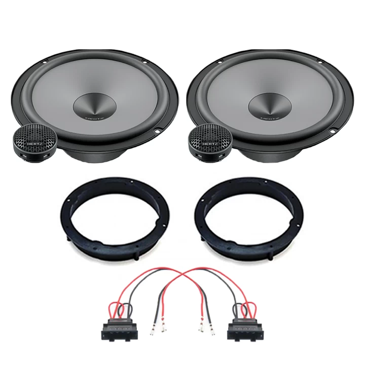 Pachet difuzoare auto Hertz Uno dedicat usi fata Skoda Fabia 2014-2021, RMS 75W