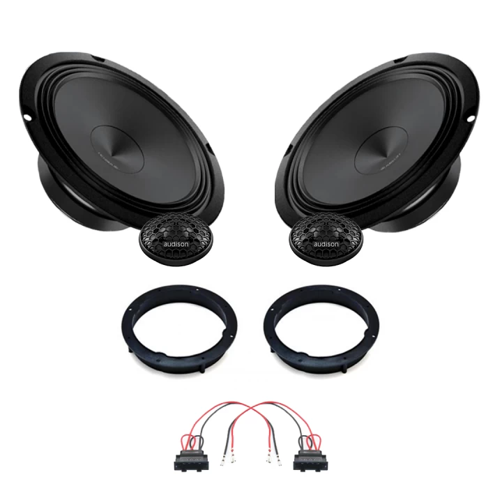 Pachet difuzoare auto Audison Prima dedicat usi fata Skoda Octavia 2019-, RMS 100W