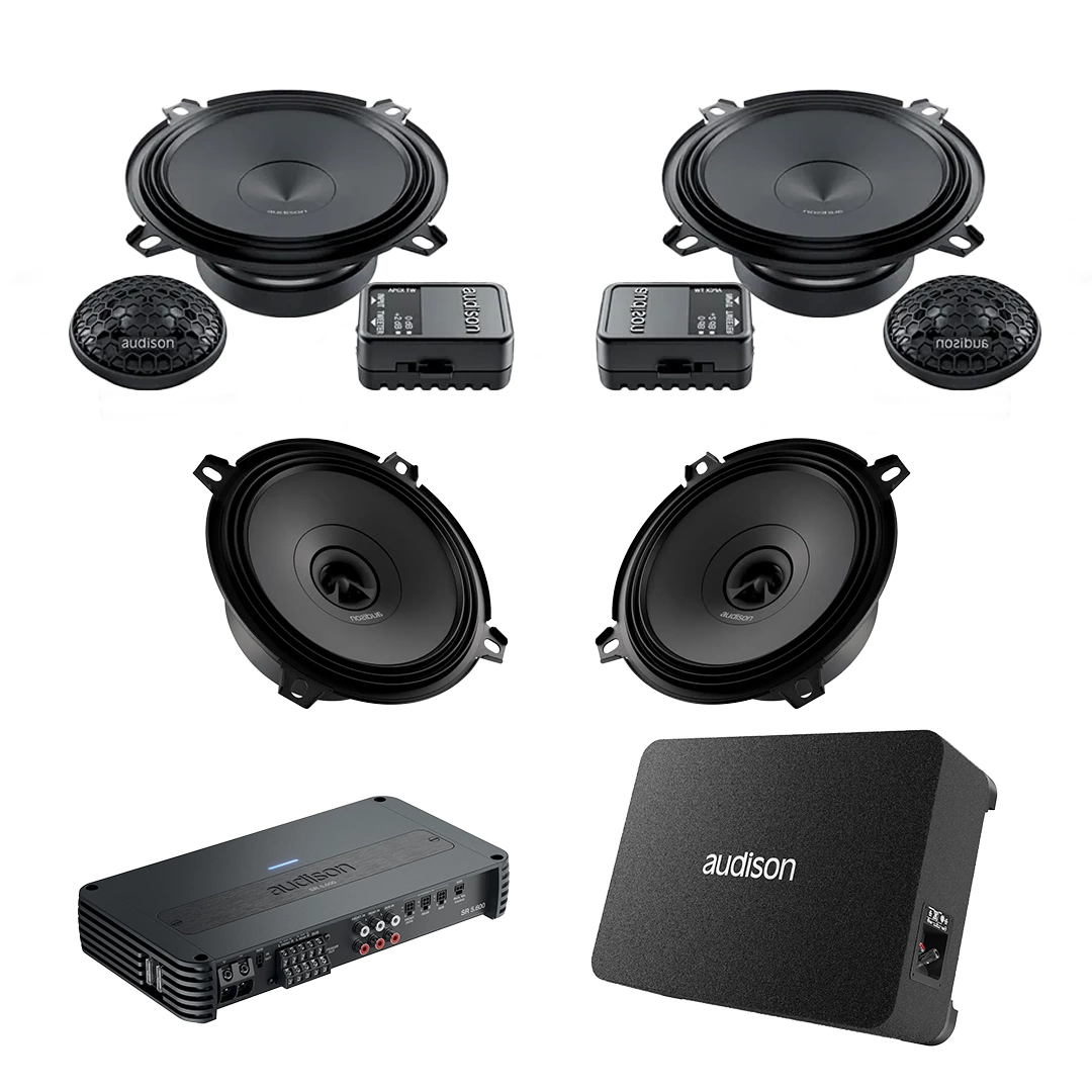 Pachet Difuzoare Auto cu subwoofer Honda Accord 6 1998-2003 Audison Prima 1010 W