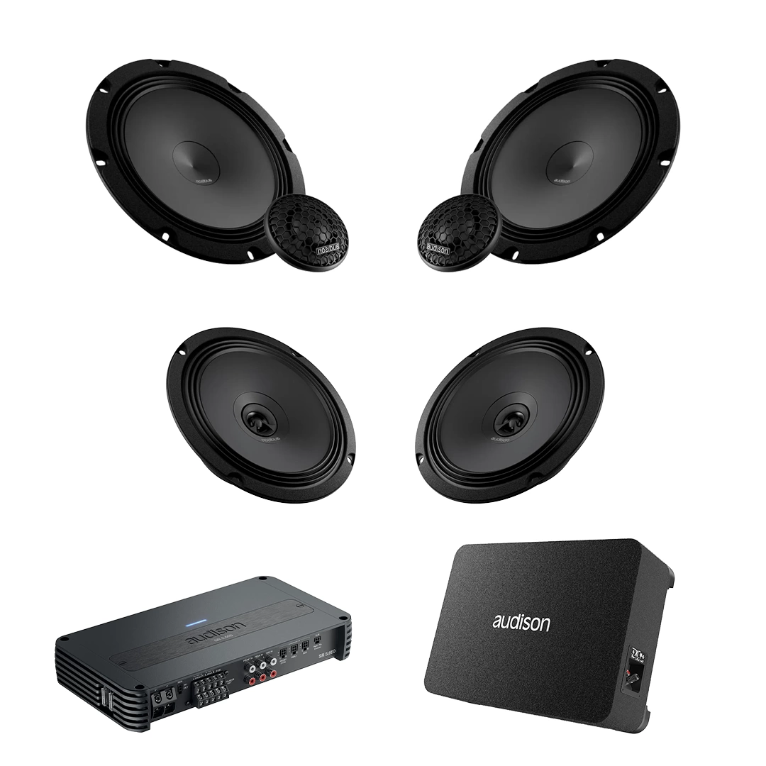 Pachet Difuzoare Auto cu subwoofer Audi TT 8J 2006-2014 Audison Prima 1010 W