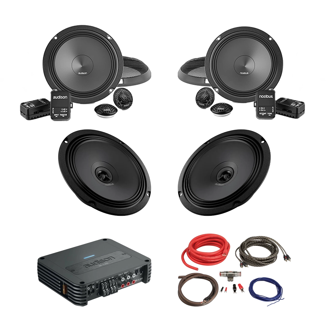 Pachet Difuzoare Auto cu amplificator Volvo S80 2007-2016 Audison Prima 560 W